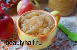Пюре из антоновки: лучшие рецепты приготовления домашнего яблочного пюре